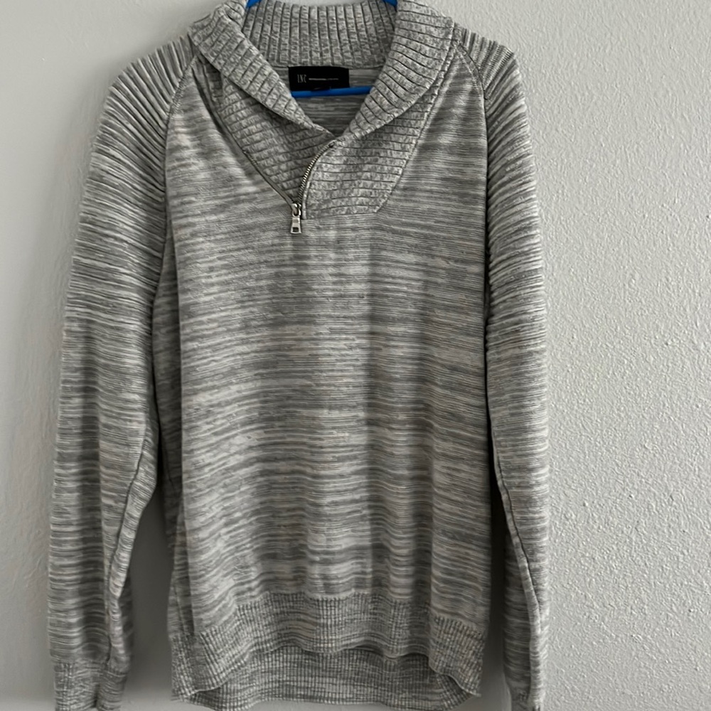 Inc Shawl Collared Pullover Sweater - image 1